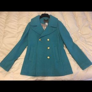 Jcrew stadium cloth pea coat